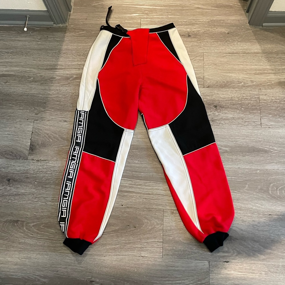 I.AM.GIA red buckle pants